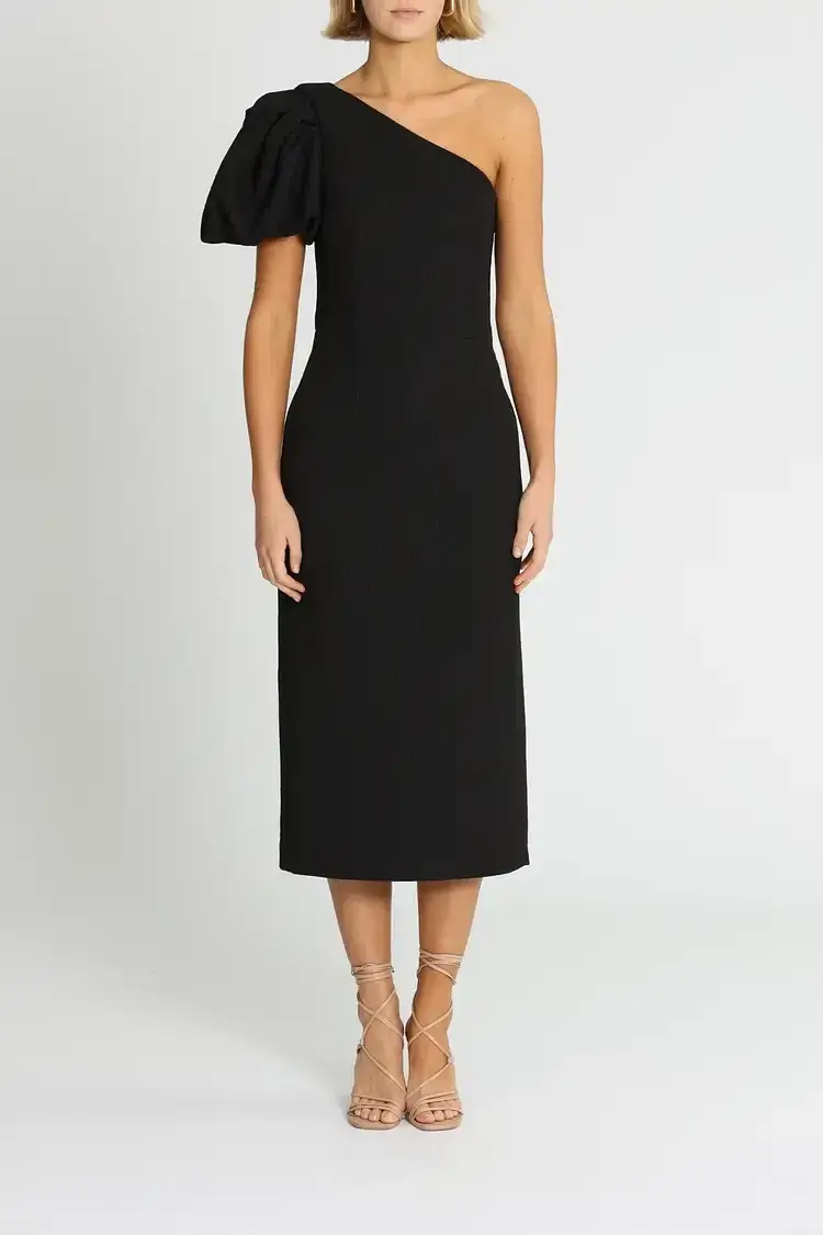 Rebecca Vallance Natalia OS Dress in Black Size AU 10 - Image 1