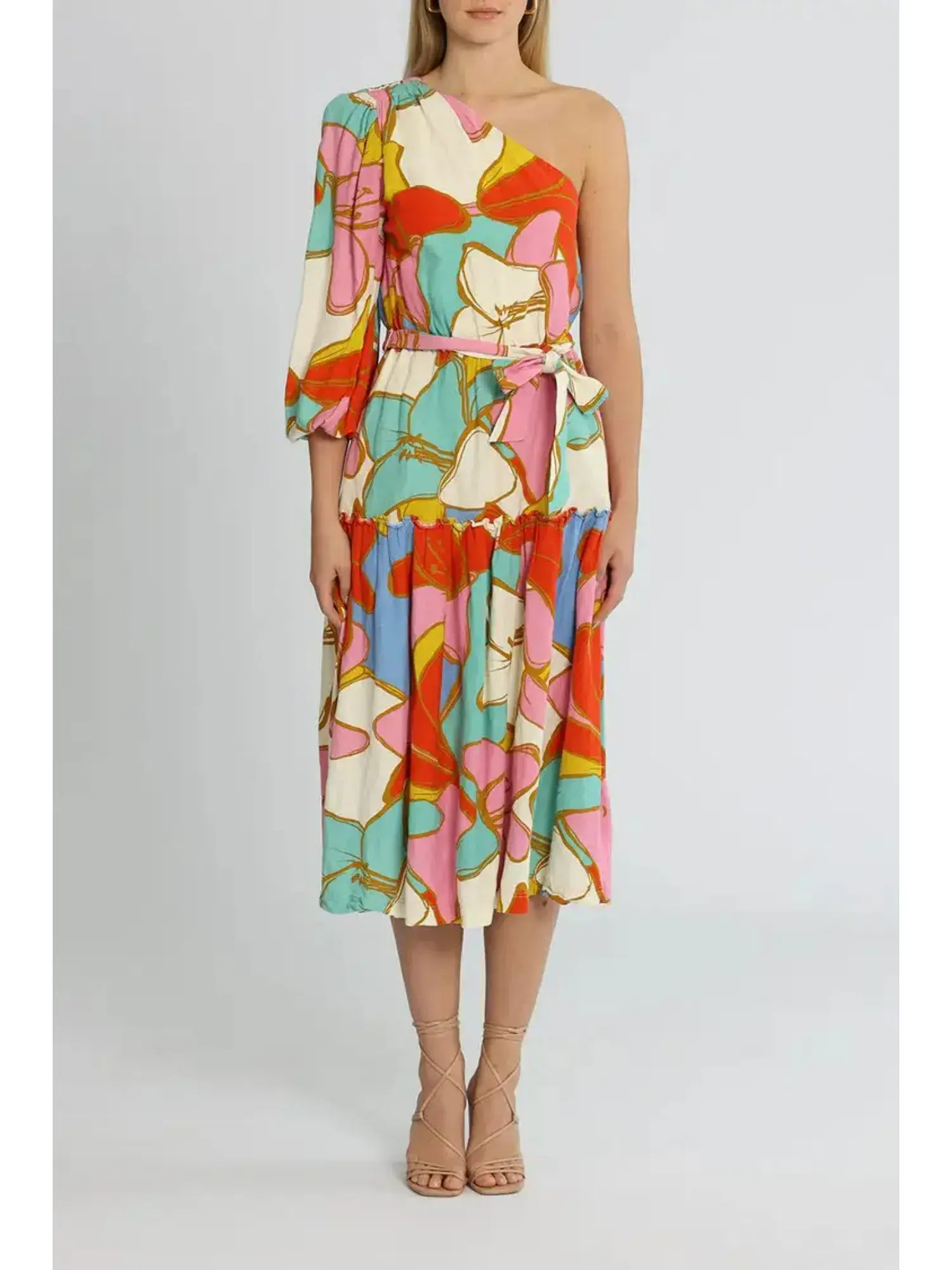 Rebecca Vallance Tirano Dress Print Size AU 8 - Image 1