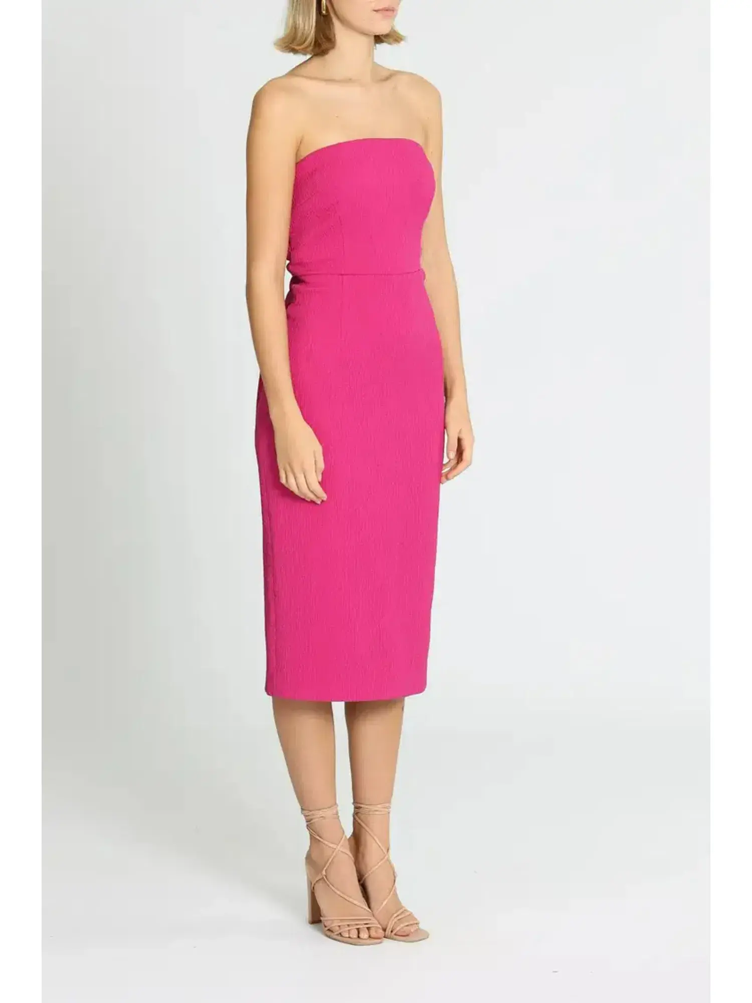 Rebecca Vallance Andie Tie Dress in Pink Size AU 12 - Image 2