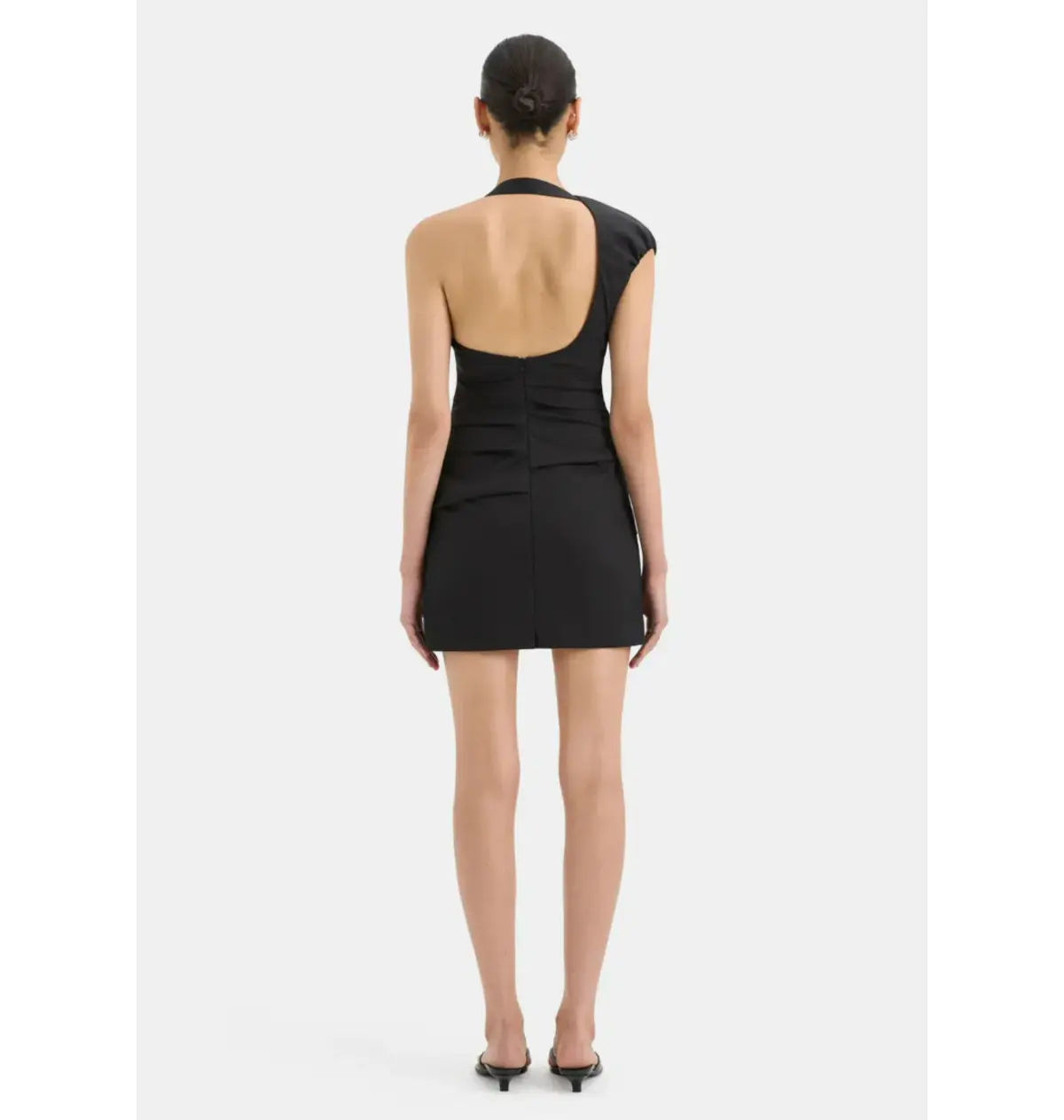 Sir the Label Azul Gathered Mini Dress Black Size 3 / AU 12 - Image 3
