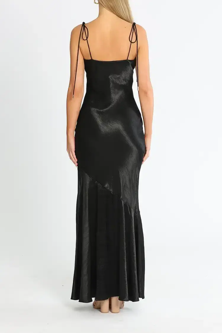 Rebecca Vallance Henri Dress in Black Size 8 - Image 3