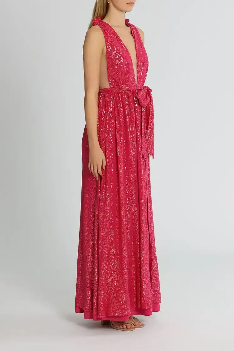 Rebecca Vallance Valencia Gown in Pink Size 10 - Image 2