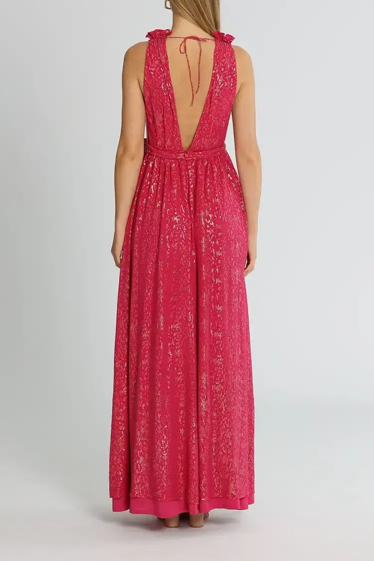 Rebecca Vallance Valencia Gown in Pink Size 10 - Image 3