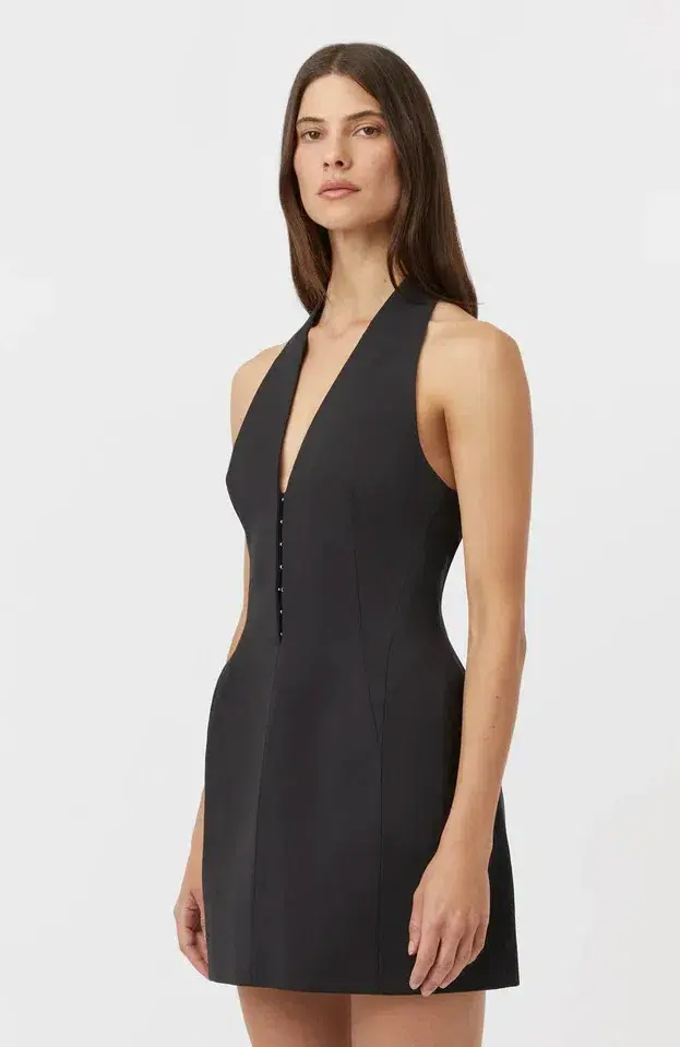 Camilla And Marc Petra Mini Dress Black Size 8 for rent on The Volte - main image