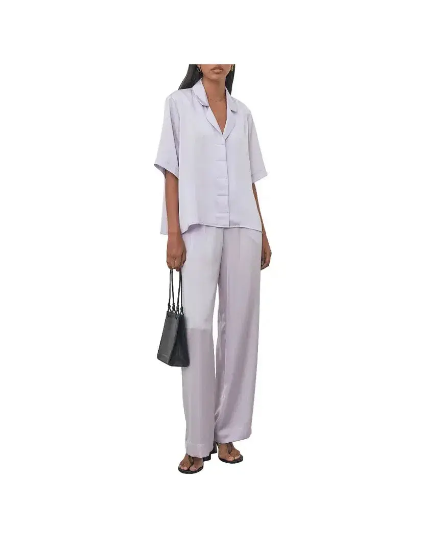 Viktoria and Woods Odyssey Shirt (00 - AU 4) & Pilot Pants (1 - AU 8) in Lavender  for rent on The Volte - main image
