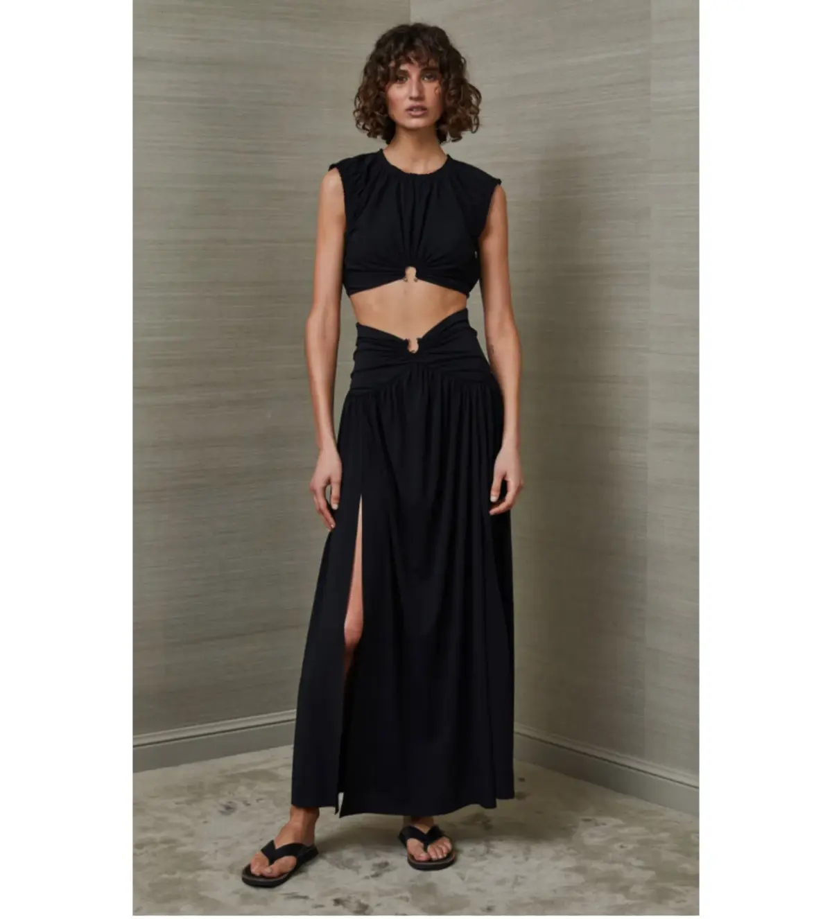 Bec & Bridge Minx Top And Skirt Set Black Size 8 - Image 1