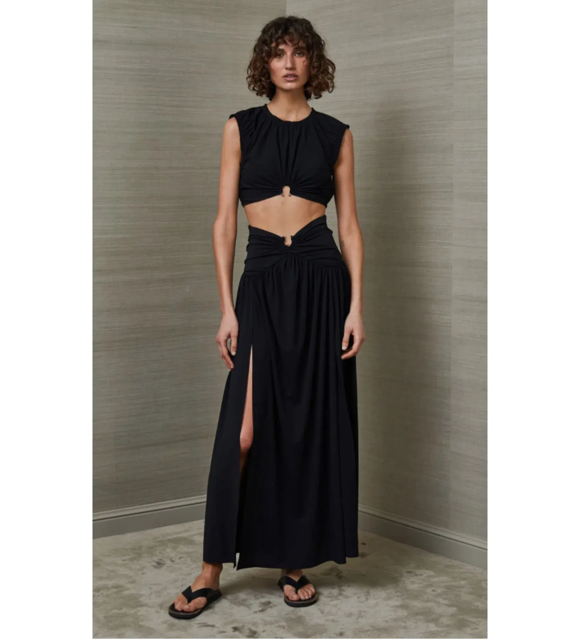Bec & Bridge Minx Top And Skirt Set Black Size 8 - Image 1