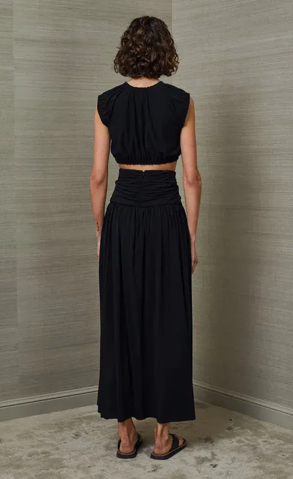 Bec & Bridge Minx Top And Skirt Set Black Size 8 for rent on The Volte - main image