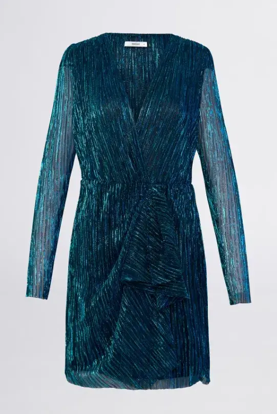 Sheike Atmosphere Dress Metallic Size 8 - Image 8
