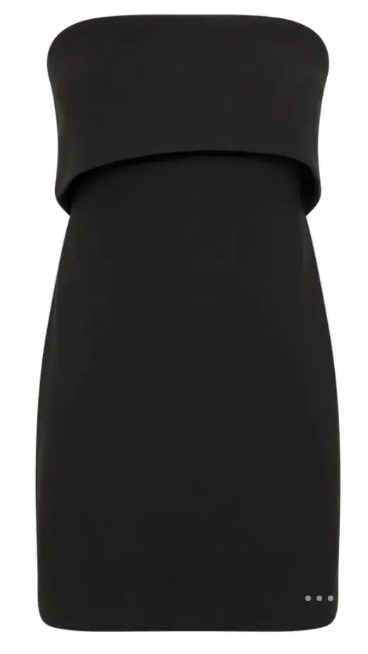 MESHKI Mariska Strapless Mini Dress Black  Size XS / AU 6 for rent on The Volte - main image