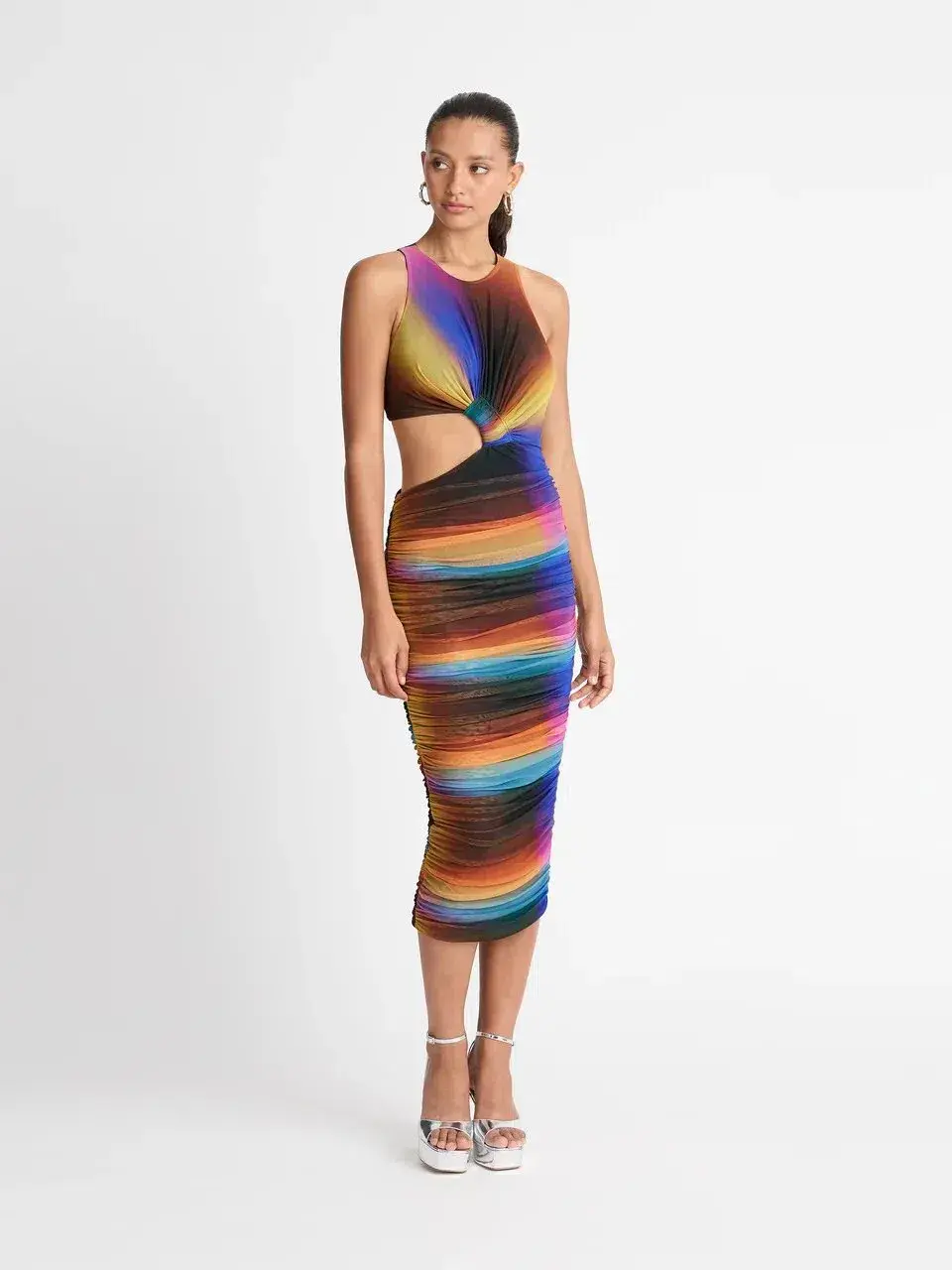 Sheike Magnetism Dress Multi-coloured Size Au 8 - Image 1