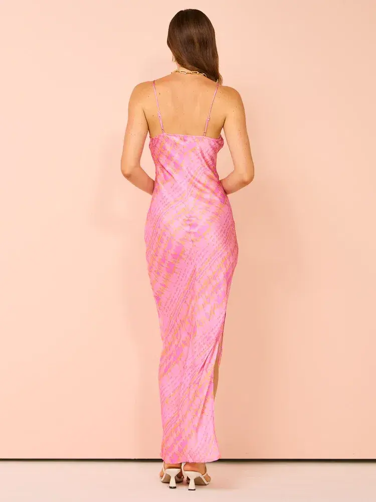 Suboo Leyla Slip Dress In Print Size S/Au 8 for rent on The Volte - main image