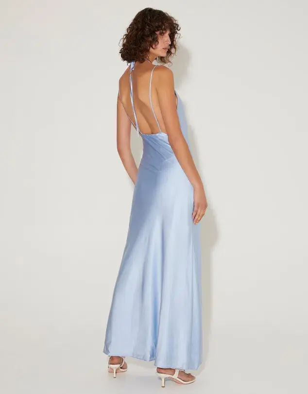Hansen & Gretel Delphine Dress Cornflower Blue Size S/ AU 8 - Image 4