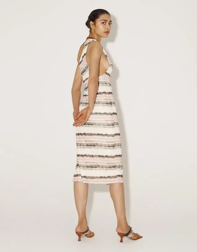 Hansen & Gretel Madre Dress Multi Print Size XS/ AU 6 - Image 4