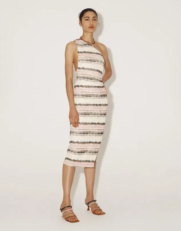 Hansen & Gretel Madre Dress Multi Print Size XS/ AU 6 - Image 3