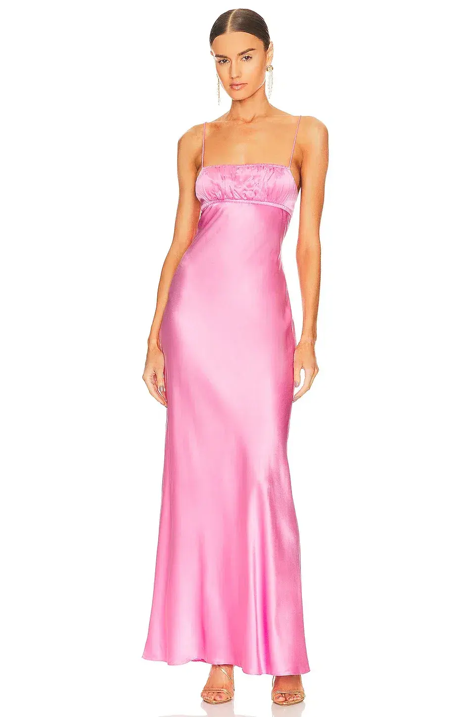 Bec & Bridge Amber Maxi Dress Candy Pink Size 10  - Image 1