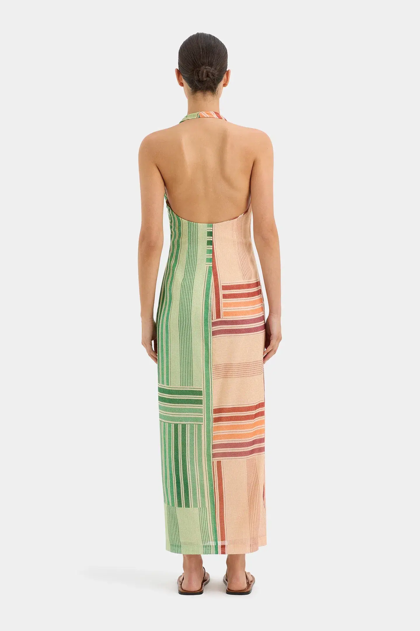 Sir the Label Marisol Twist Midi Dress Multi Print Size 8 - Image 2