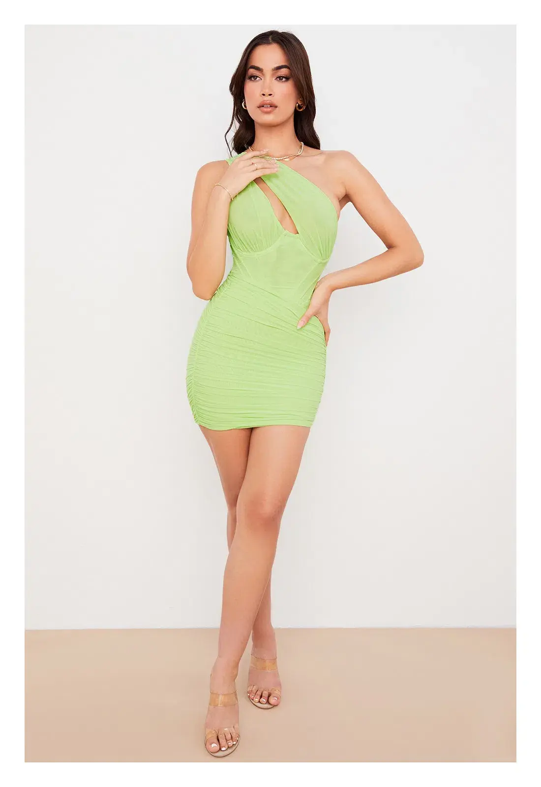 House of CB Clementine Dress Green Size 6 - Image 1