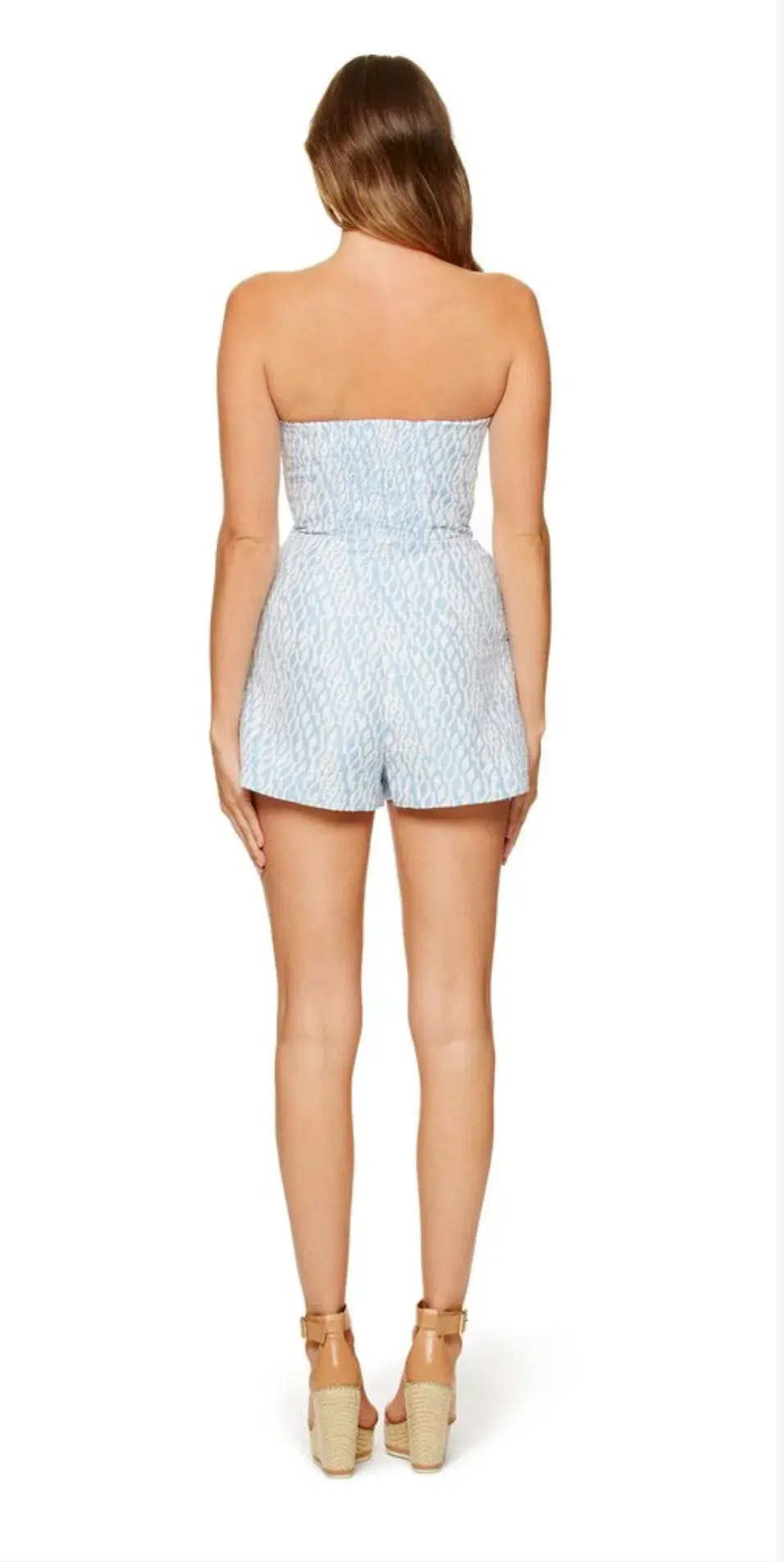 Kookai Venice Playsuit Blue Size 8 - Image 3