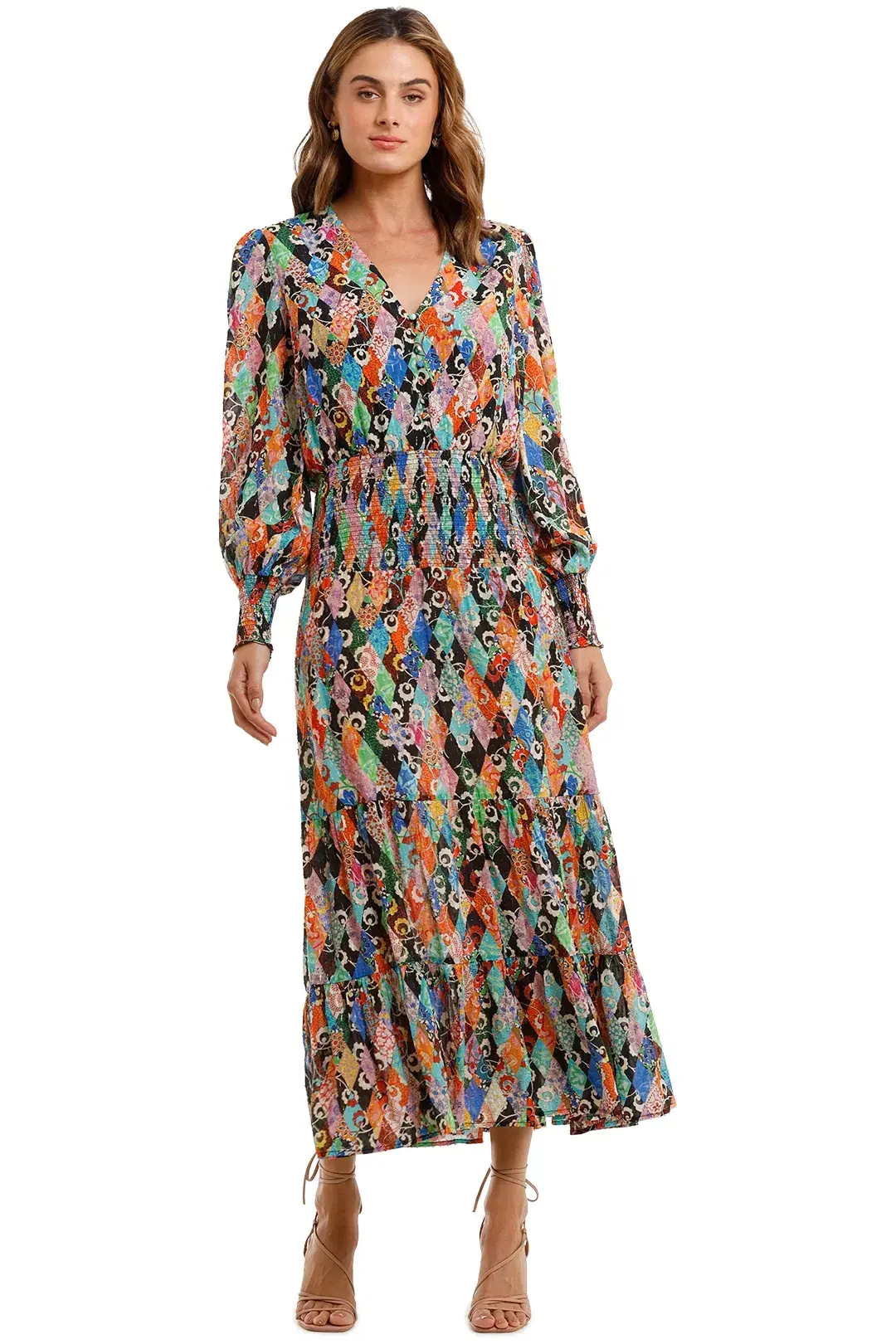 Rixo London Maya Maxi Dress Multi Floral Size 10 - Image 1