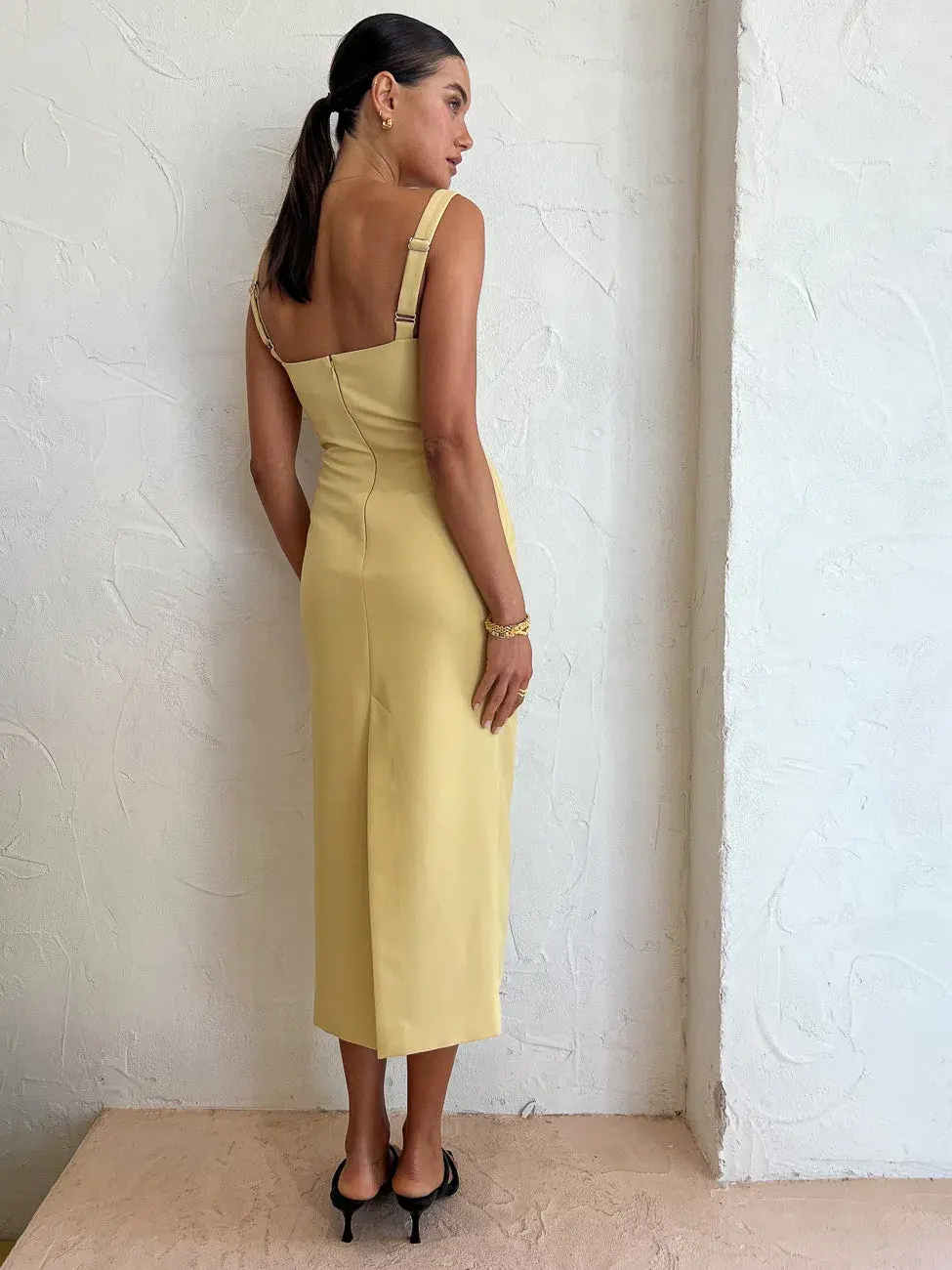 Camilla and Marc Brixton Dress Mustard Yellow Size XS / AU 6 - Image 3