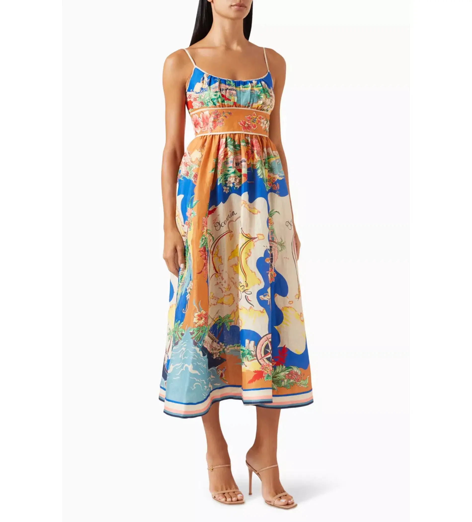 Zimmermann The Alight Picnic Dress in Nautical Map Size 1 /Au 10  - Image 1