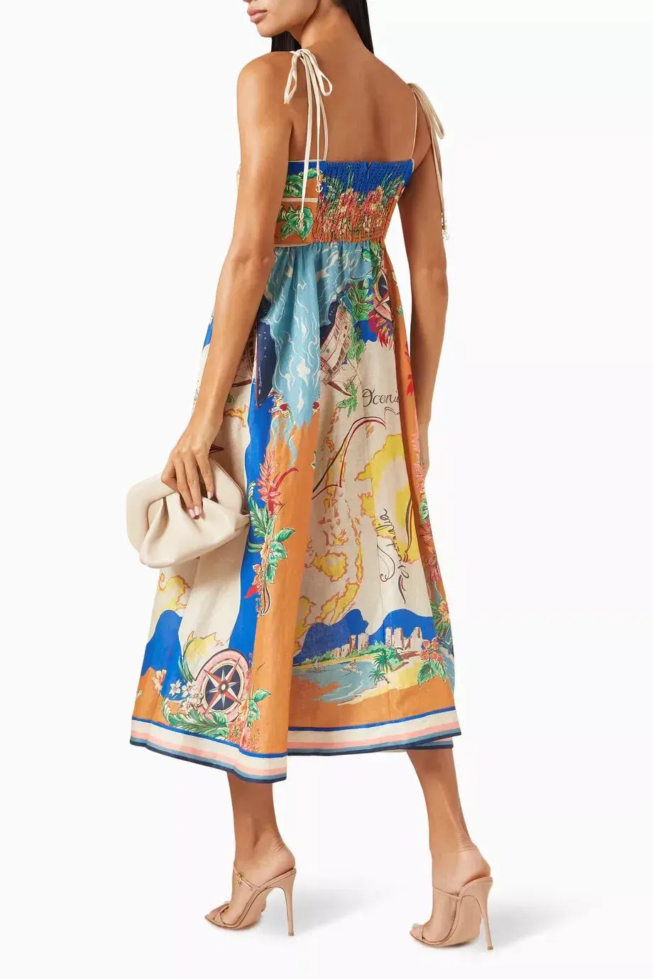 Zimmermann The Alight Picnic Dress in Nautical Map Size 1 /Au 10  - Image 2