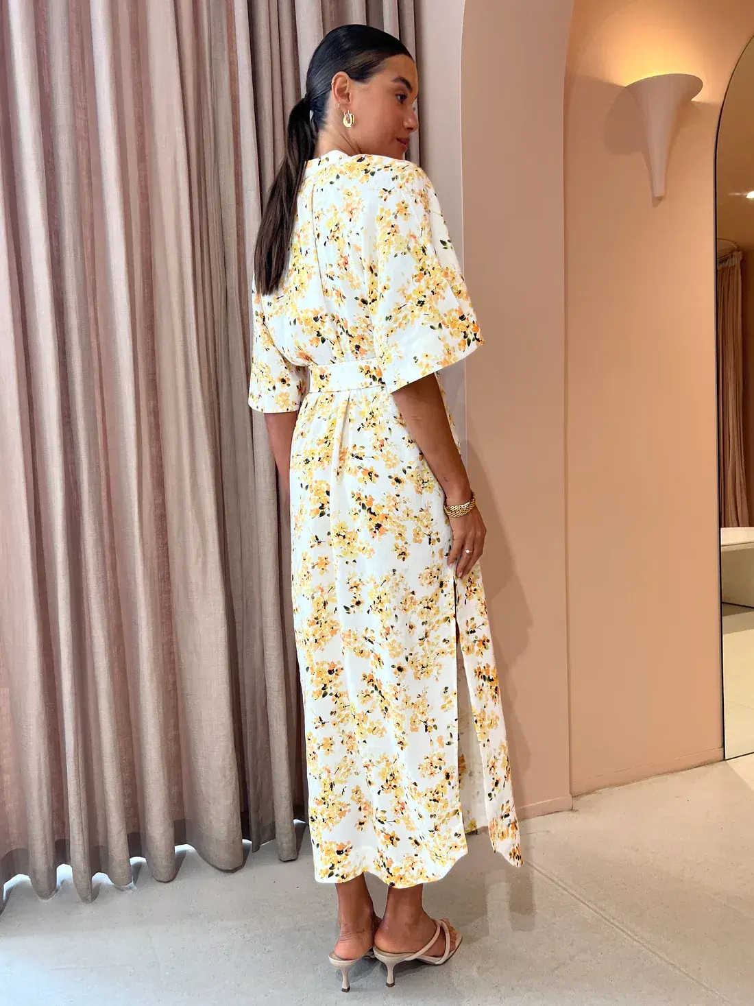 Significant Other Maia Midi Dress Floral Size 10 - Image 6