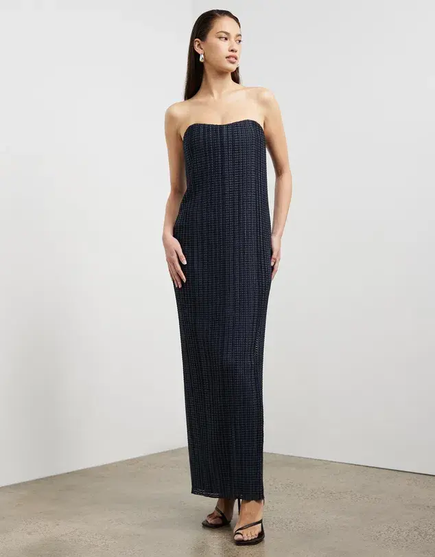 Camilla and Marc Elodie Evening Dress Charcoal Size XS / AU 6 - Image 1