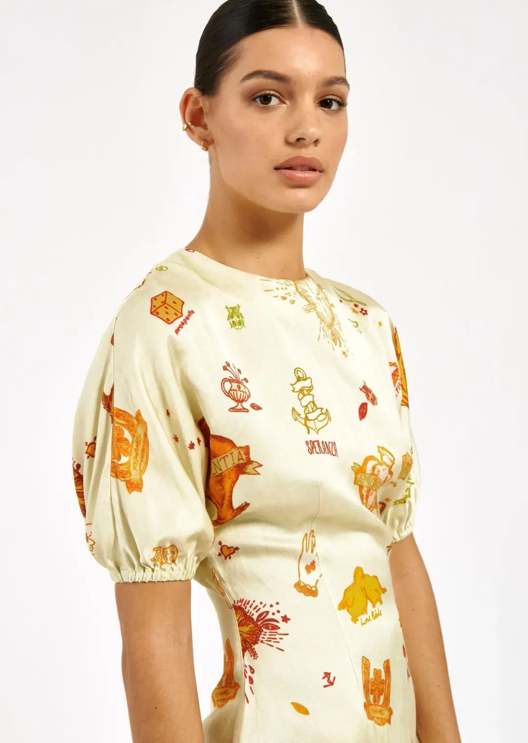 Roame Alma Dress In Fortuna Size 3 / AU 12 for rent on The Volte - main image