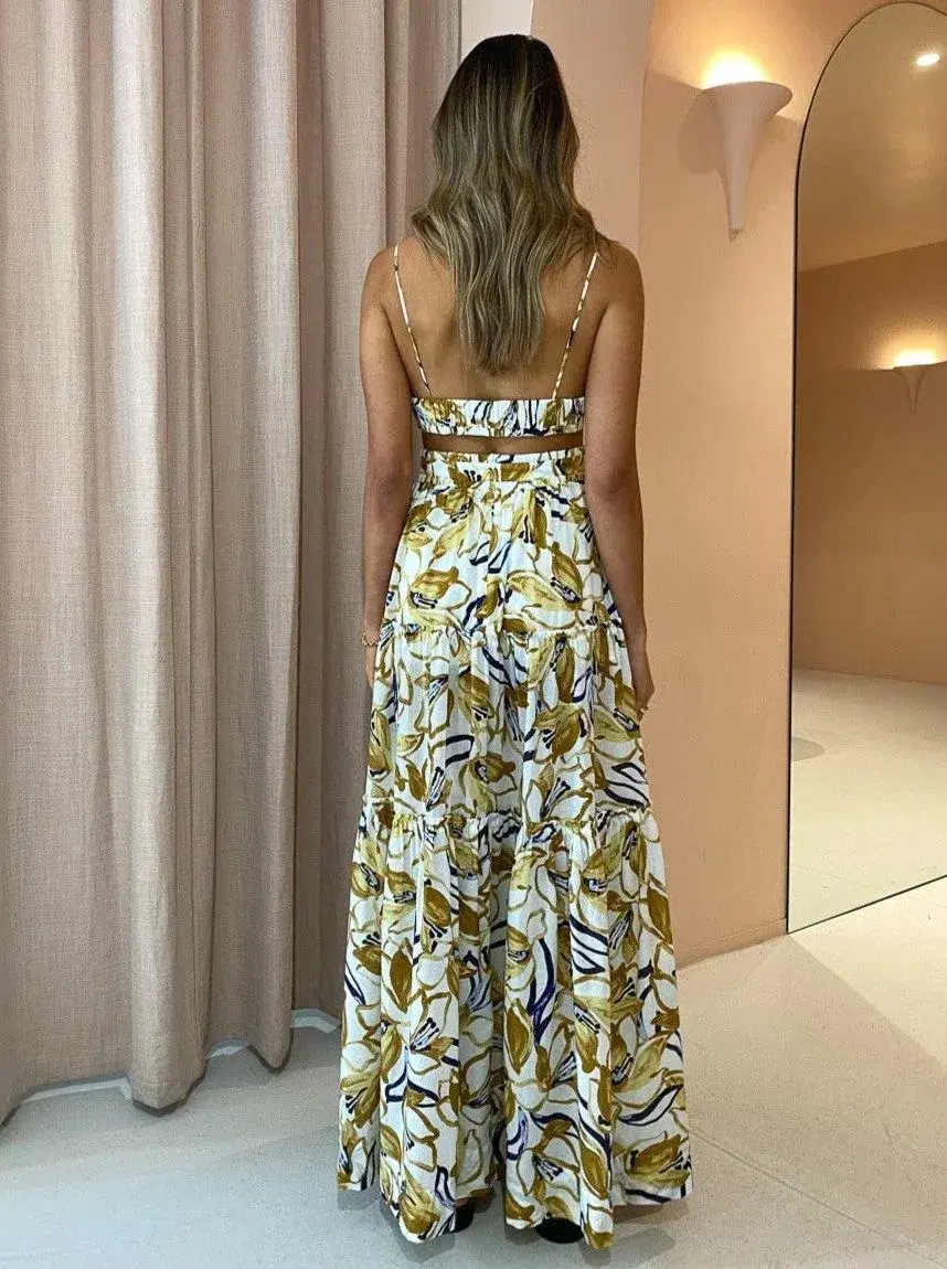Bec & Bridge Eugenie Maxi Dress in Print Size AU 14 - Image 6