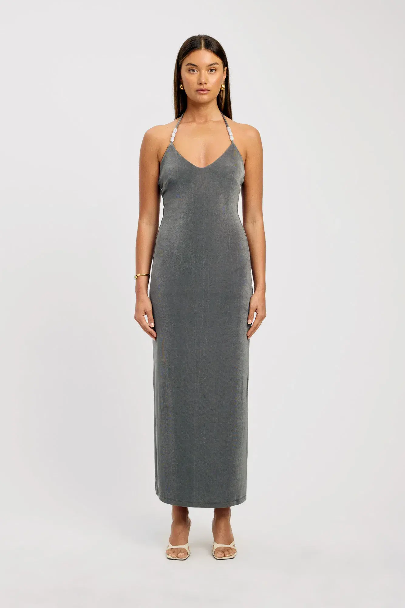 Kookai Selena Midi Dress Sicilian Green Size 8 - Image 1