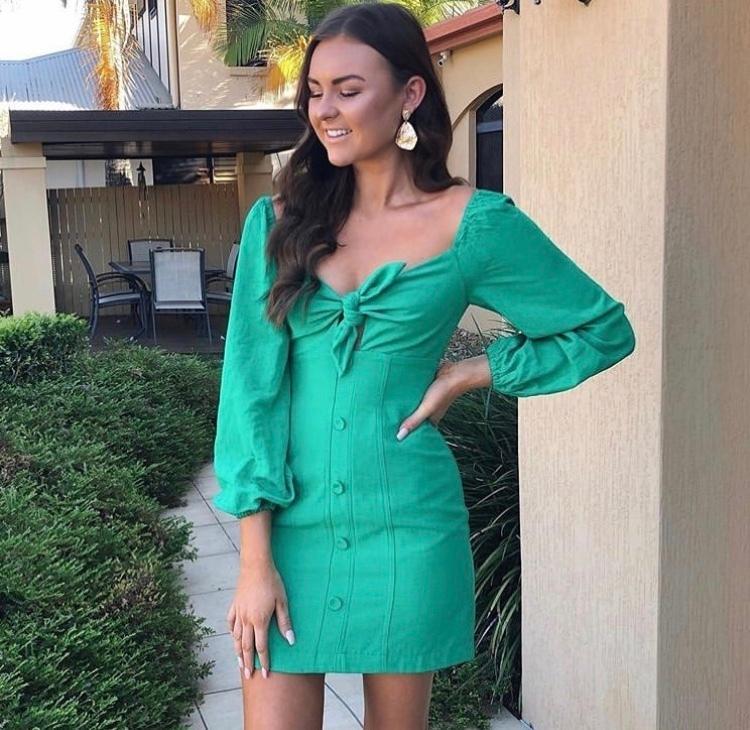 Sheike Green with Envy dress size 10  - Image 1