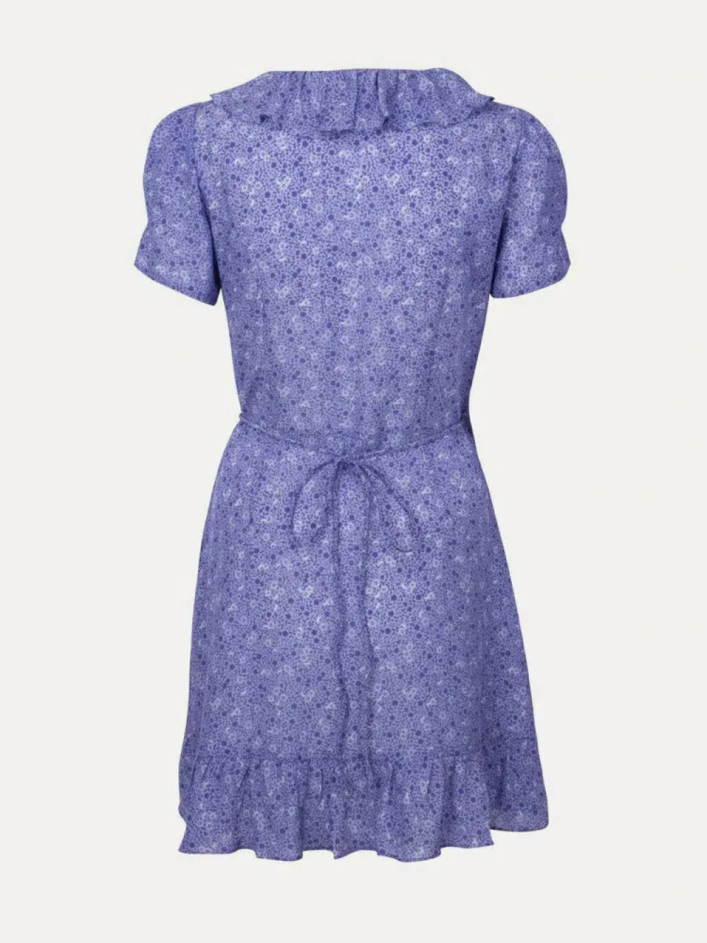Realisation Par Valentina Wrap Mini Dress Purple Haze Size S / AU 8 - Image 2