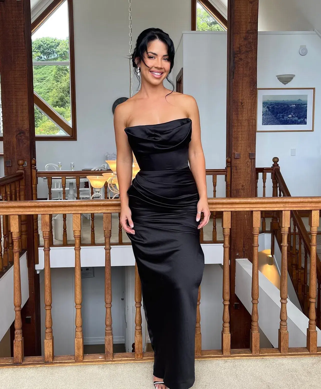 House of CB Adrienne Dress Black Size 14 - Image 1