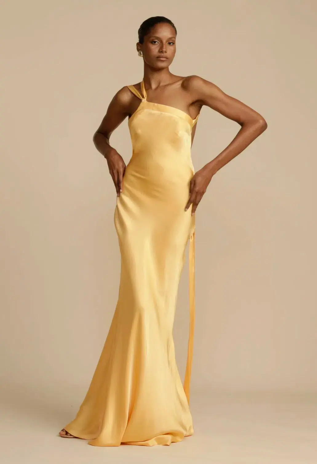 Arcina Ori Monique Dress Yellow Size 8 for rent on The Volte - main image