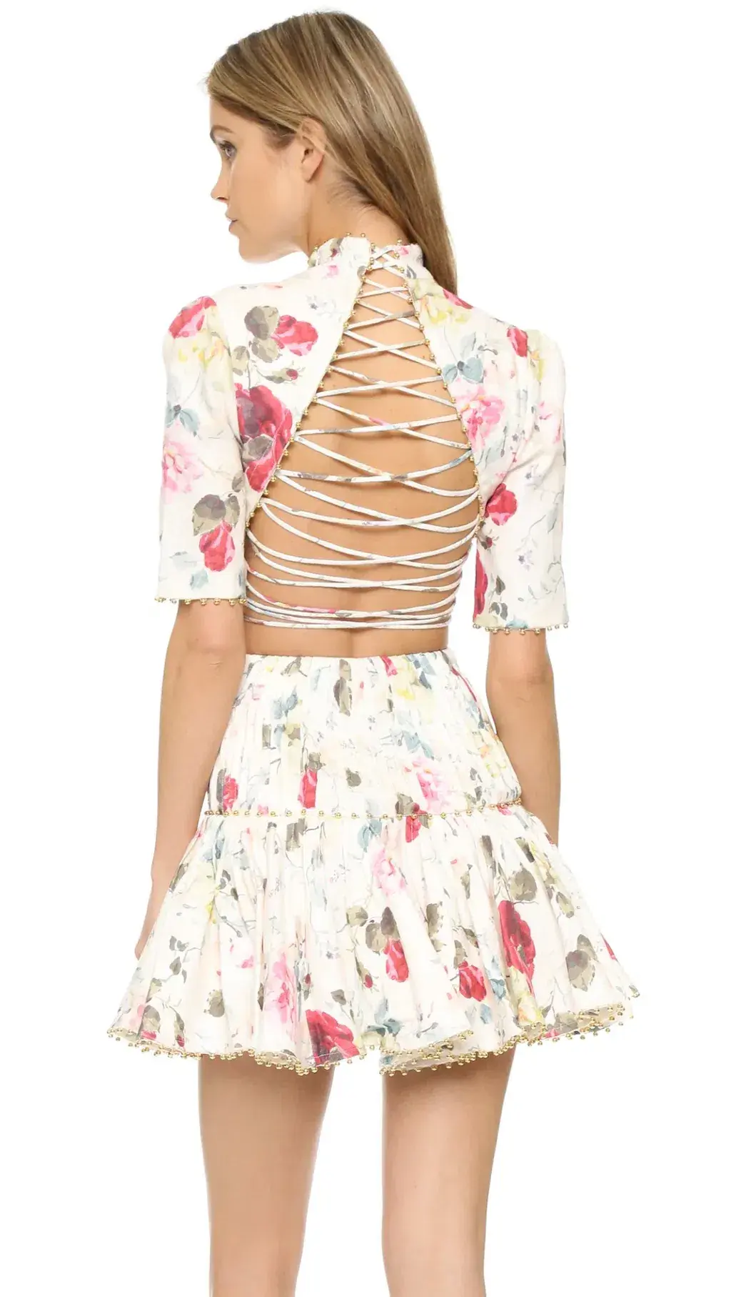 Zimmermann Mischief Corset Dress Print Size 0 - Image 3