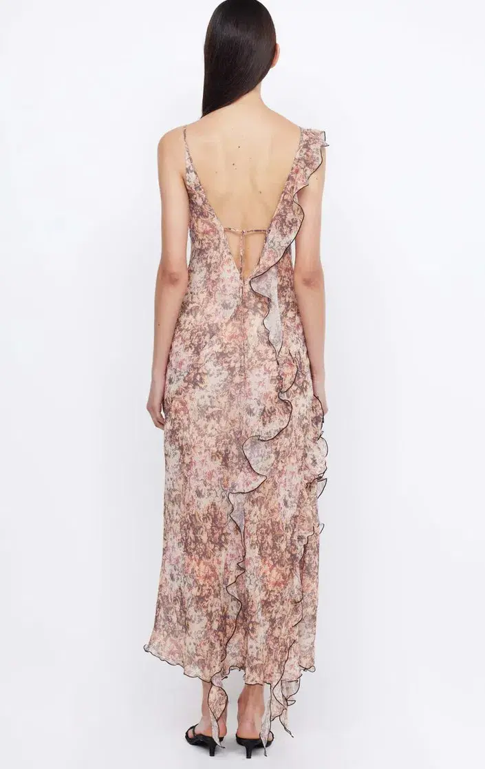 Bec & Bridge Courtney Frill Maxi Dress Versailles Floral Size 10 - Image 3