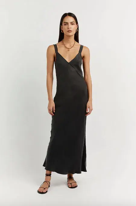 Dissh Kendall Slip Midi Dress Black Size 10 - Image 3