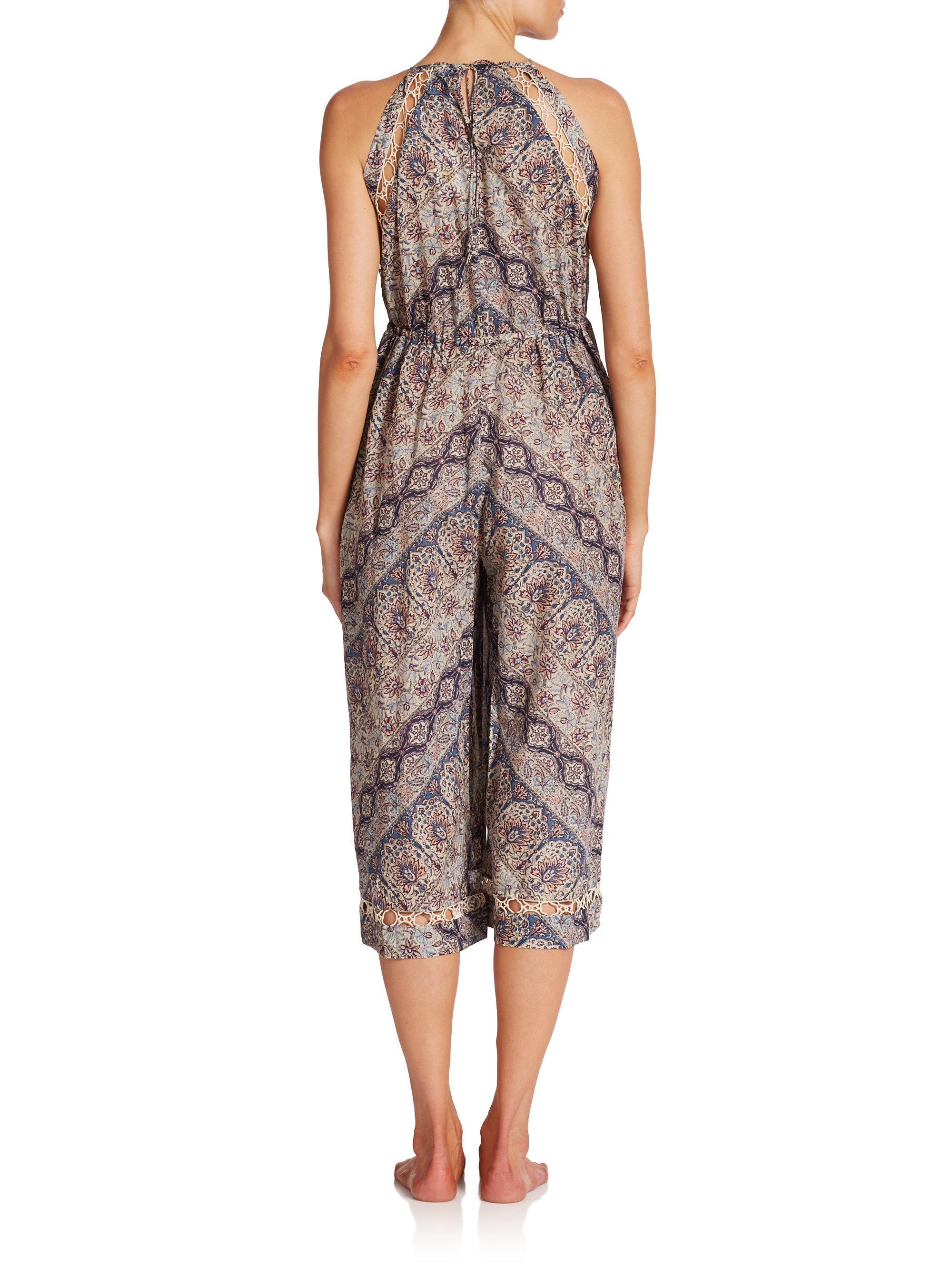 Zimmermann Ryker Chevron Jumpsuit Print Size 2/ AU 12 - Image 3