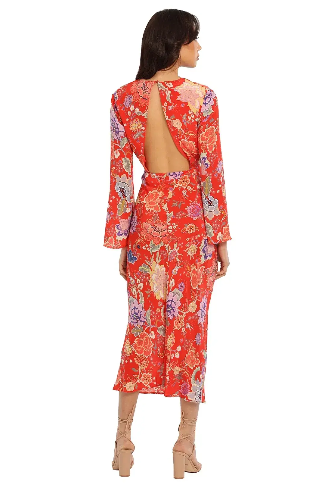 Rixo London Mel Maxi Dress Floral Size 10 - Image 3