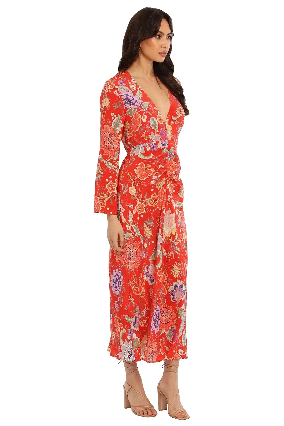 Rixo London Mel Maxi Dress Floral Size 10 for rent on The Volte - main image