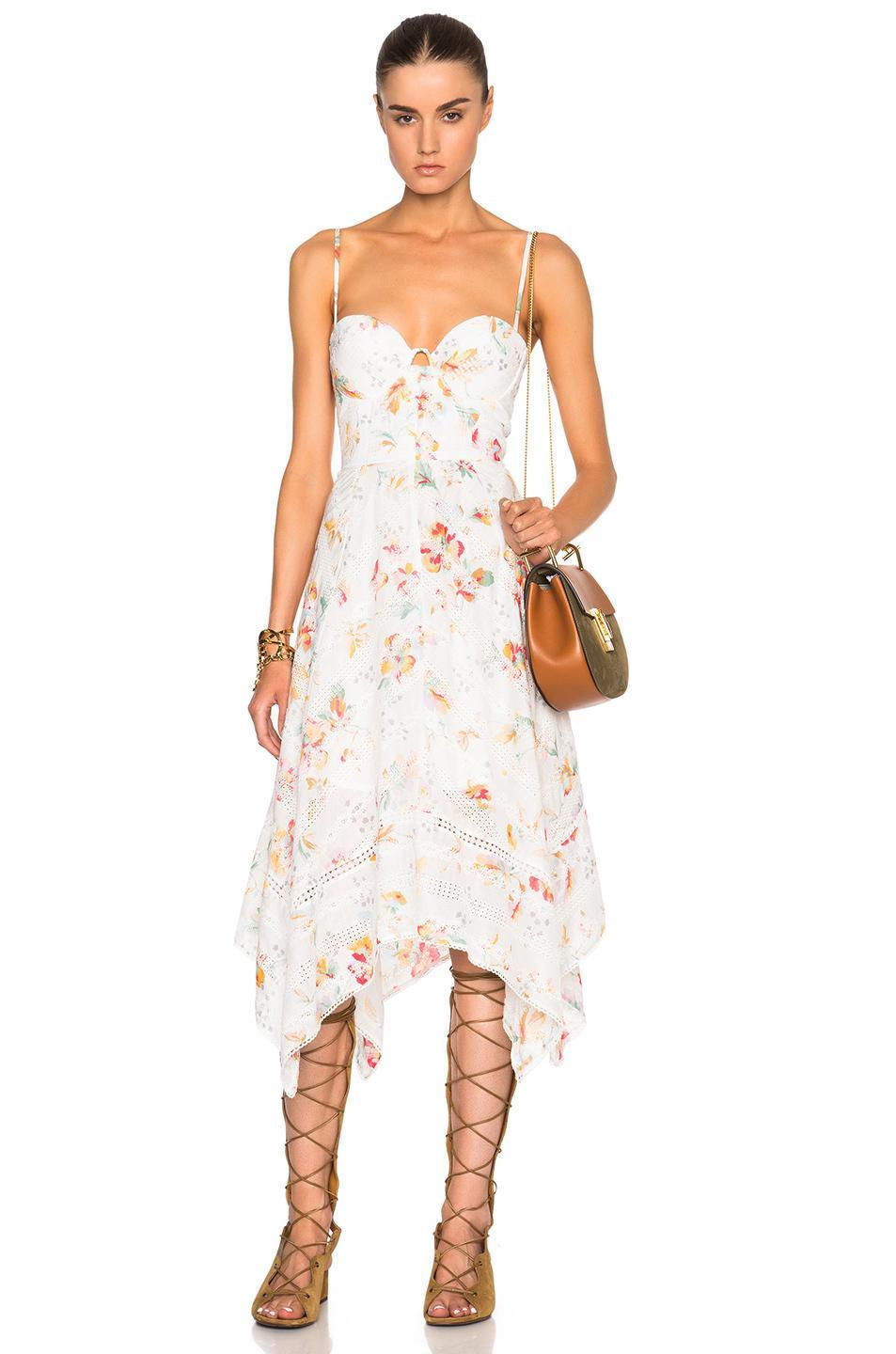 Zimmermann Belle Bustier Dress Floral Size 2/ AU 12 - Image 3