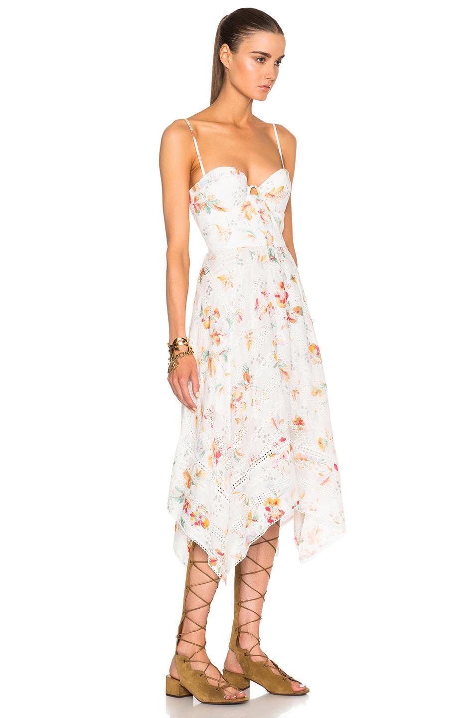 Zimmermann Belle Bustier Dress Floral Size 2/ AU 12 - Image 4