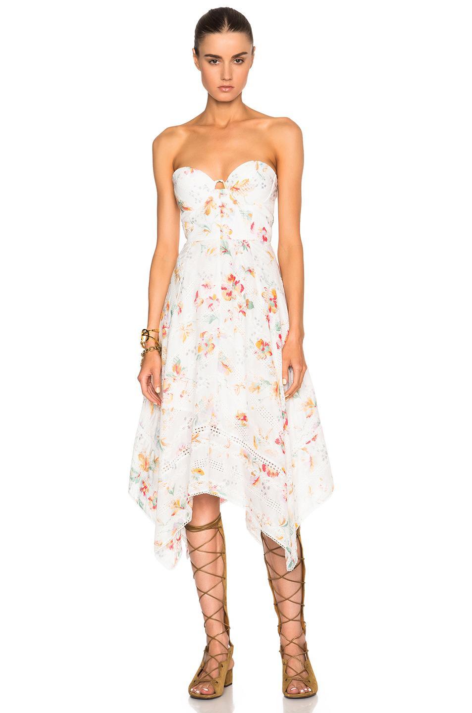 Zimmermann Belle Bustier Dress Floral Size 2/ AU 12 - Image 6