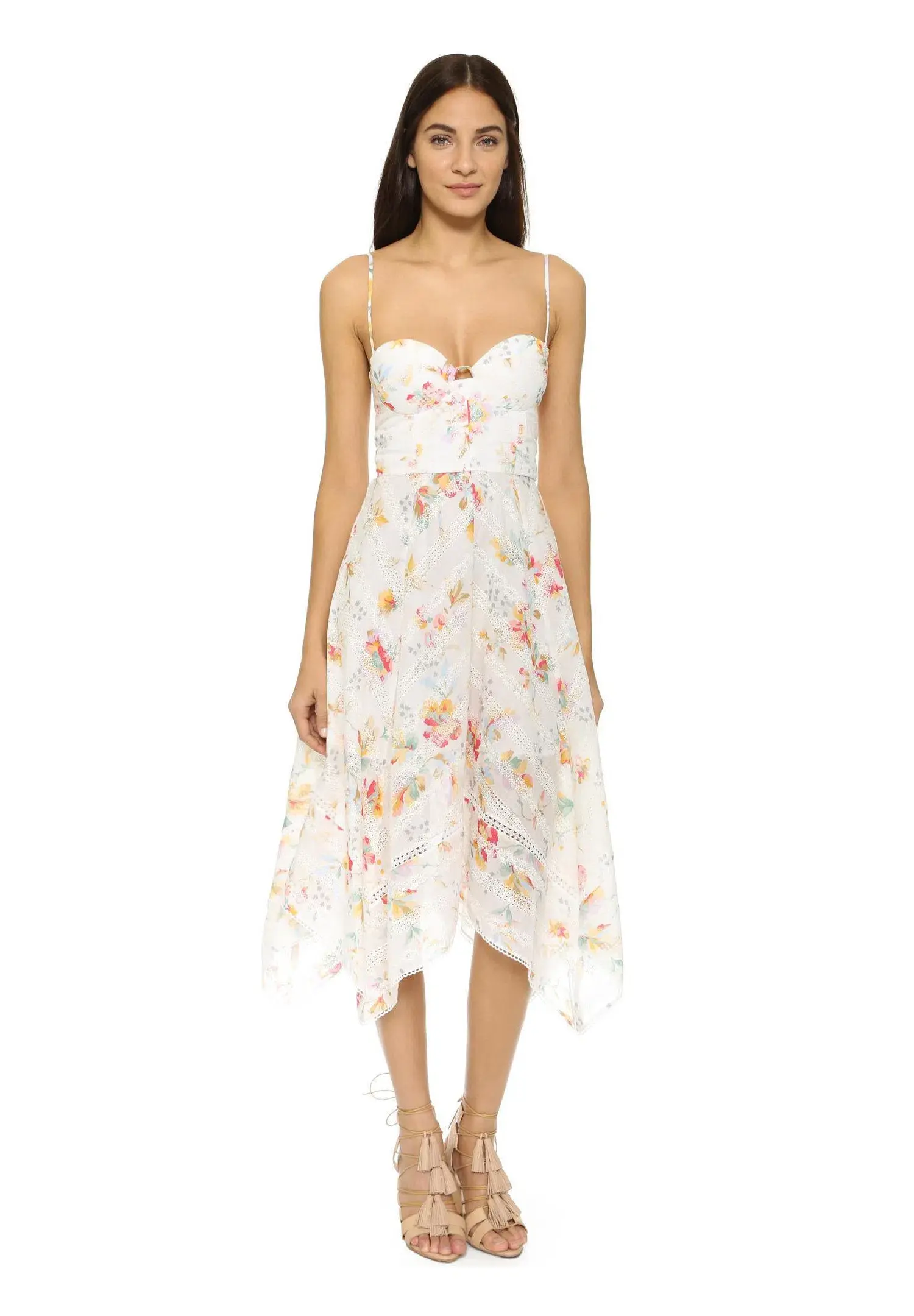Zimmermann Belle Bustier Dress Floral Size 2/ AU 12 - Image 1
