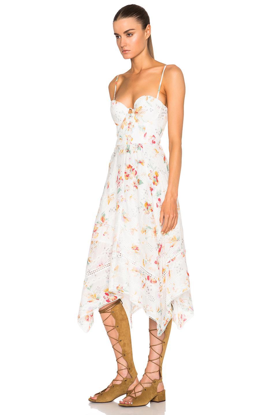 Zimmermann Belle Bustier Dress Floral Size 2/ AU 12 - Image 2