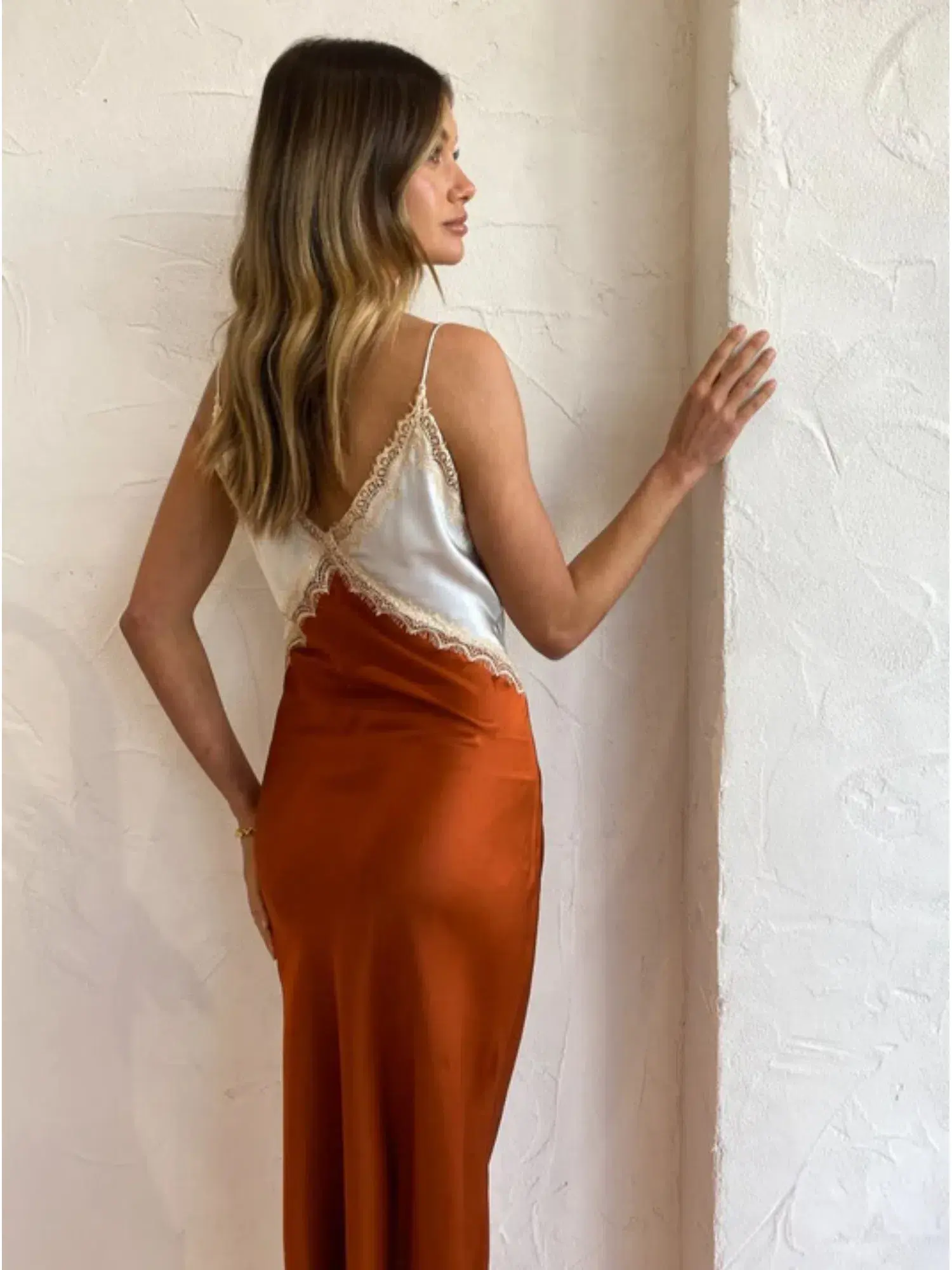 Ginia Sadie Dress Breeze/Picante Size AU 6 - Image 4