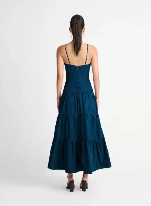 Sheike Nirvana Maxi Dress Navy Size AU 8 - Image 3