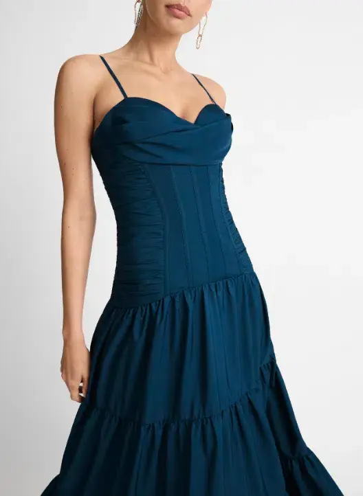 Sheike Nirvana Maxi Dress Navy Size AU 8 for rent on The Volte - main image